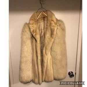Yellow Handmade Fur Coat